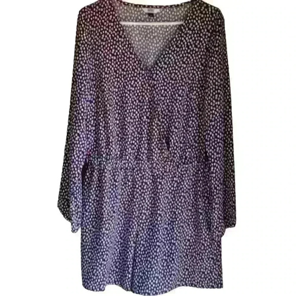 Tommy Jeans Floral Romper Women’s M | Long Sleeve V-Neck One-Piece Y2K - Picture 1 of 3